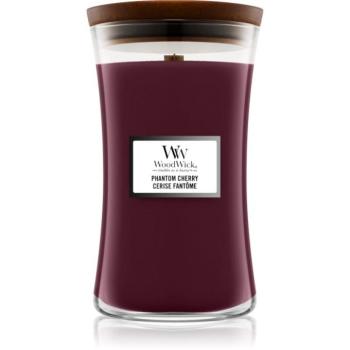 Woodwick Phantom Cherry illatgyertya fa kanóccal 609.5 g kép