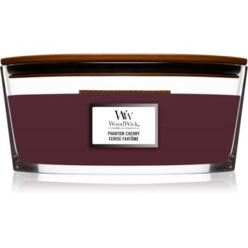Woodwick Phantom Cherry illatgyertya fa kanóccal (hearthwick) 453 g kép