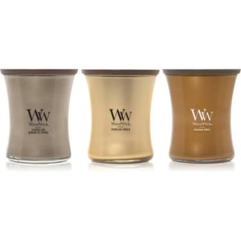Woodwick Precious Metals Trio Pack ajándékszett kép