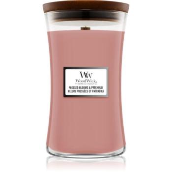 Woodwick Pressed Blooms & Patchouli illatgyertya fa kanóccal 609.5 g kép