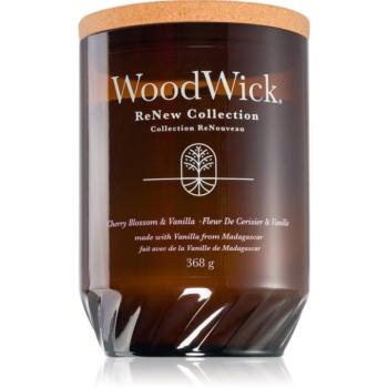 Woodwick Renew Cherry Blossom & Vanilla illatgyertya fa kanóccal 368 g kép