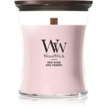 Woodwick Rose Blush illatgyertya fa kanóccal 275 g kép