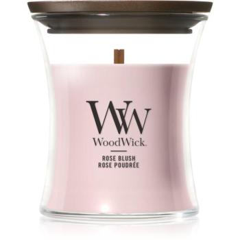 Woodwick Rose Blush illatgyertya fa kanóccal 85 g kép