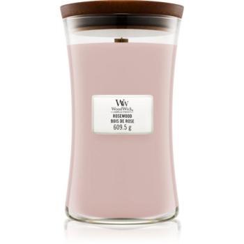 Woodwick Rosewood illatgyertya fa kanóccal 609.5 g kép