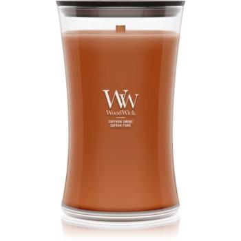Woodwick Saffron Smoke illatgyertya fa kanóccal 610 g kép