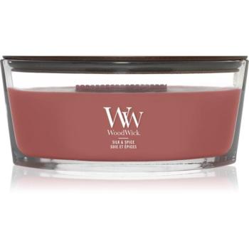 Woodwick Silk & Spice illatgyertya fa kanóccal 453.6 g kép