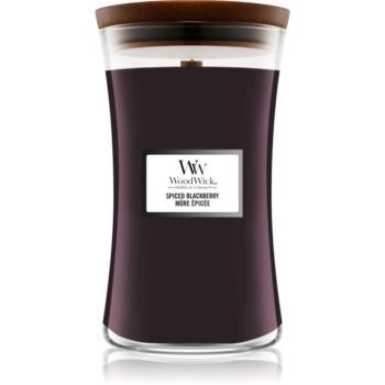 Woodwick Spiced Blackberry illatgyertya fa kanóccal 609.5 g kép