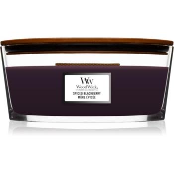 Woodwick Spiced Blackberry illatgyertya fa kanóccal (hearthwick) 453.6 g kép
