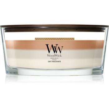 Woodwick Trilogy Café Macchiato illatgyertya fa kanóccal 453.6 g kép