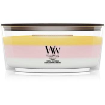 Woodwick Trilogy Floral Blossoms illatgyertya fa kanóccal 453.6 g kép