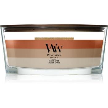 Woodwick Trilogy Hearth Spice illatgyertya fa kanóccal 453.6 g kép