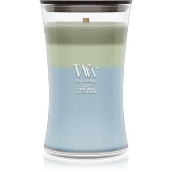 Woodwick Trilogy Verdant Woods illatgyertya fa kanóccal 610 g kép