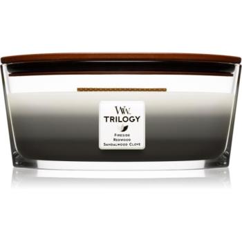 Woodwick Trilogy Warm Woods illatgyertya fa kanóccal (hearthwick) 453.6 g kép