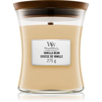 Woodwick Vanilla Bean illatgyertya fa kanóccal 275 g kép