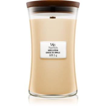 Woodwick Vanilla Bean illatgyertya fa kanóccal 609.5 g kép