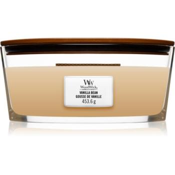 Woodwick Vanilla Bean illatgyertya fa kanóccal (hearthwick) 453.6 g kép