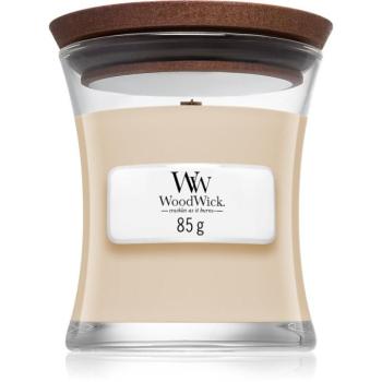 Woodwick White Honey Miel Blanc illatgyertya fa kanóccal 85 g kép