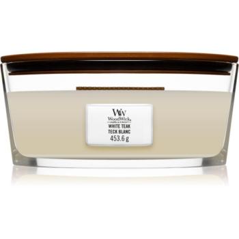Woodwick White Teak illatgyertya fa kanóccal (hearthwick) 453.6 g kép
