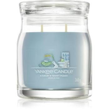Yankee Candle A Calm & Quiet Place illatgyertya Signature 368 g kép