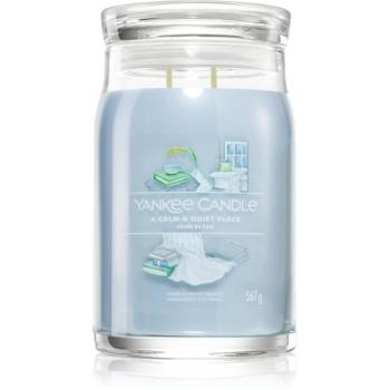 Yankee Candle A Calm & Quiet Place illatgyertya Signature 567 g kép