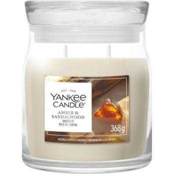 Yankee Candle Amber & Sandalwood illatgyertya 368 g kép