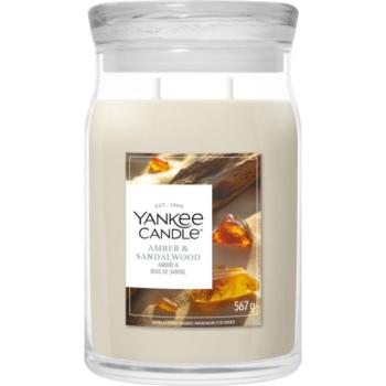 Yankee Candle Amber & Sandalwood illatgyertya 567 g