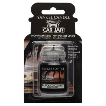 Yankee Candle Black Coconut illat autóba felakasztható autóillatosító 1 db kép