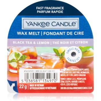 Yankee Candle Black Tea & Lemon illatos viasz aromalámpába Signature 22 g kép