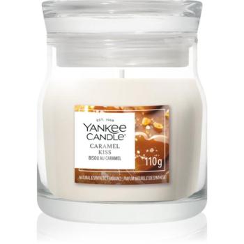 Yankee Candle Caramel Kiss illatgyertya Signature 110 g kép