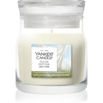 Yankee Candle Clean Cotton illatgyertya Signature 110 g kép