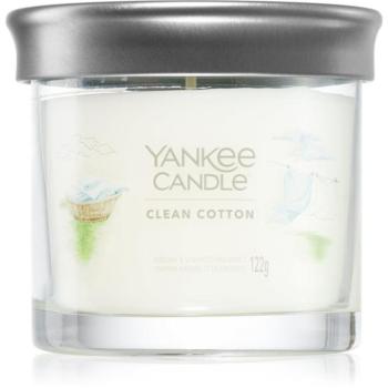 Yankee Candle Clean Cotton illatgyertya Signature 122 g kép