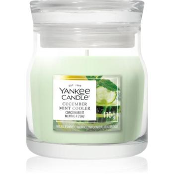 Yankee Candle Cucumber Mint Cooler illatgyertya Signature 110 g kép
