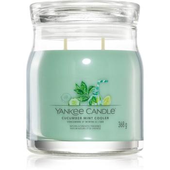 Yankee Candle Cucumber Mint Cooler illatgyertya Signature 368 g kép