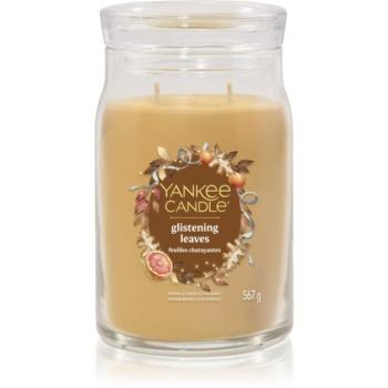 Yankee Candle Glistening Leaves illatgyertya Signature 567 g kép