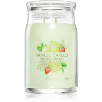 Yankee Candle Iced Berry Lemonade illatgyertya Signature 567 g kép