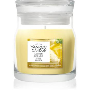 Yankee Candle Lemon Gelato illatgyertya Signature 110 g kép