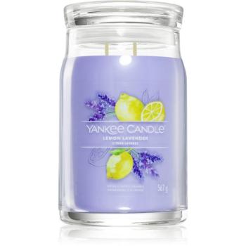 Yankee Candle Lemon Lavender illatgyertya Signature 567 g kép