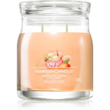 Yankee Candle Mango Ice Cream illatgyertya Signature 368 g kép