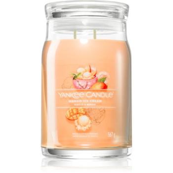 Yankee Candle Mango Ice Cream illatgyertya Signature 567 g kép