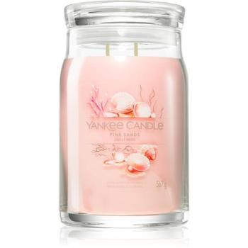 Yankee Candle Pink Sands illatgyertya Signature 567 g kép