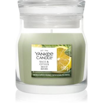 Yankee Candle Sage & Citrus illatgyertya Signature 110 g kép