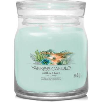 YANKEE CANDLE Signature Aloe & Agave, 2 kanócos, 368 g kép