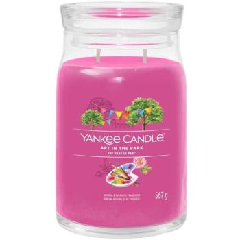 YANKEE CANDLE Signature üveg 2 kanóc Art in the Park 567 g kép