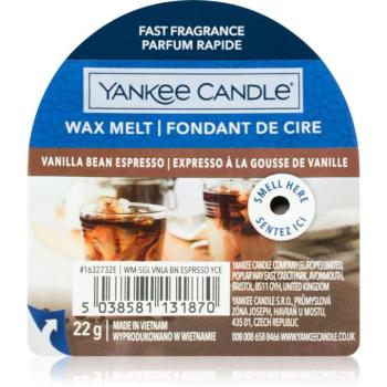 Yankee Candle Vanilla Bean Espresso illatos viasz aromalámpába 22 g kép