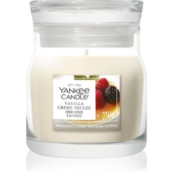 Yankee Candle Vanilla Crème Brûlée illatgyertya Signature 110 g kép