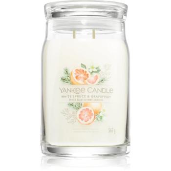 Yankee Candle White Spruce & Grapefruit illatgyertya 567 g kép