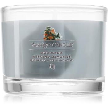 Yankee Candle Woodland Weekend Memories viaszos gyertya 37 g kép