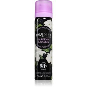 Yardley Gardenia & Cassis testápoló spray illatosított hölgyeknek 75 ml kép