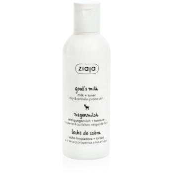 Ziaja Goat's Milk Milk + Toner tisztító tej + arc toner 2 az 1-ben 200 ml kép