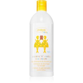 Ziaja Kids Cookies 'n' Vanilla Ice Cream Sampon és lemosó 2 az 1-ben gyermekeknek 3 éves kortól Cookies & Vanilla 400 ml kép